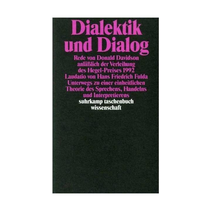 Dialektik und Dialog