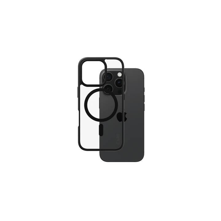 CARE Backcover MagSafe Flagship (iPhone 16 Pro, Transparent, Noir)