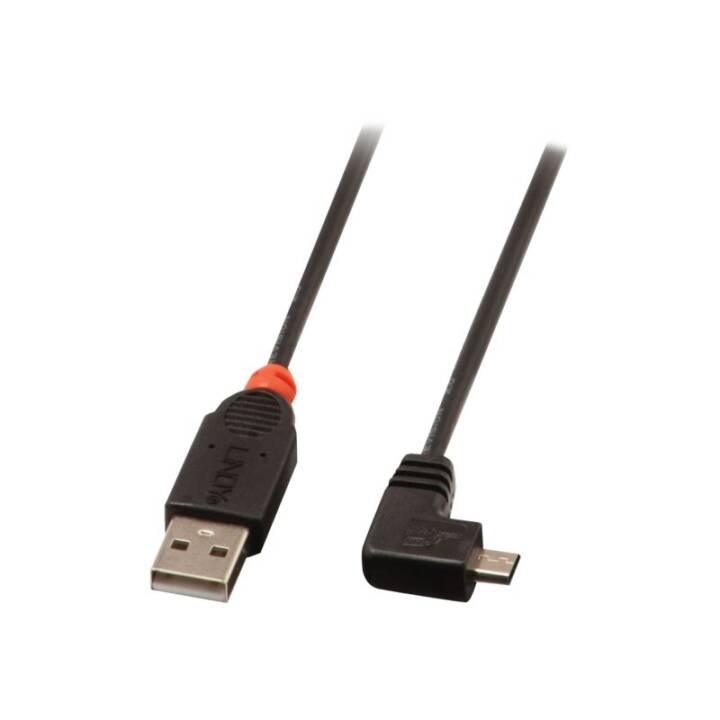 LINDY USB-Kabel (USB 2.0 Micro Typ-B, USB 2.0 Typ-A, 50 cm
