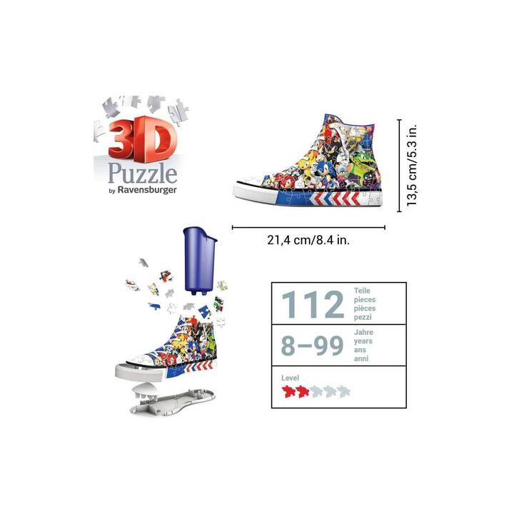 RAVENSBURGER Film e fumetto Puzzle 3D (108 pezzo)