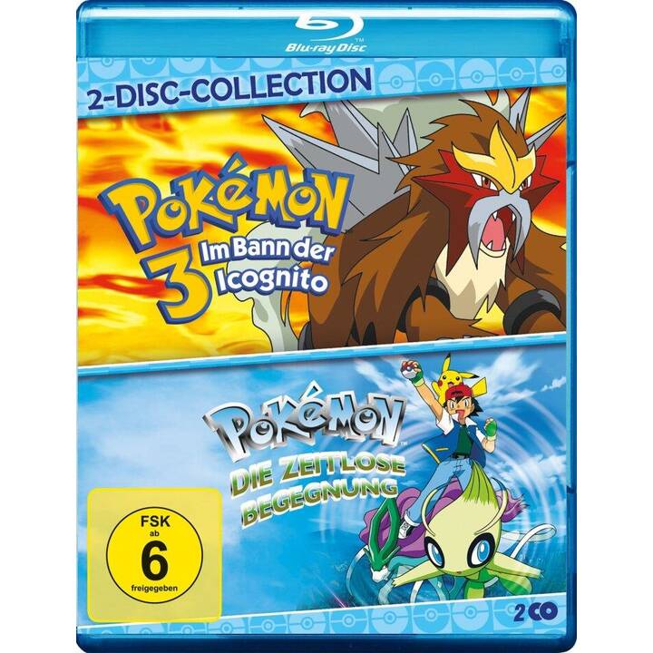 Pokémon 3 - Im Bann der Icognito (2000) / Pokémon 4 - Die zeitlose Begegnung (2001) - 2-Disc-Collection (DE, EN)