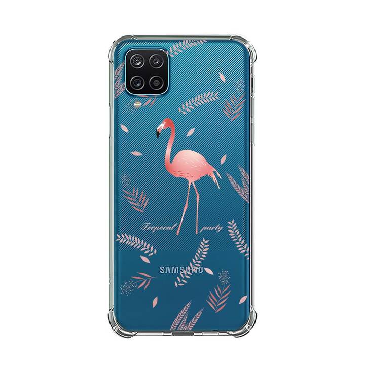 EG Backcover (Galaxy A22 5G, Uccelli, Transparente)