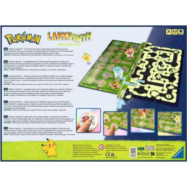 RAVENSBURGER Pokémon Labyrinth Glow in the Dark (DE, IT, FR)