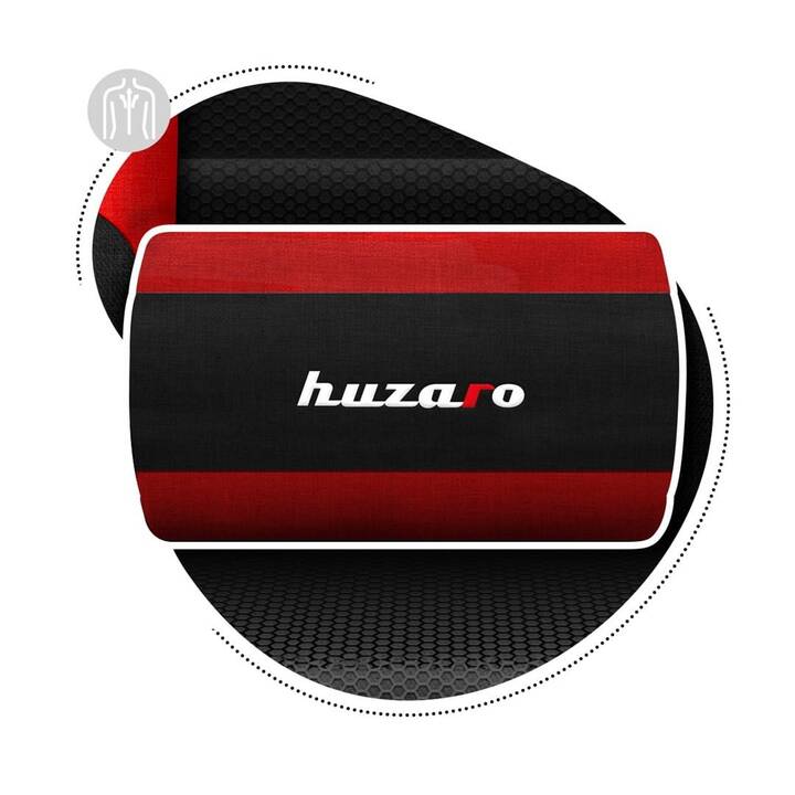HUZARO Stuhlkissen HZ-Ranger 6.0 (Schwarz, Rot)
