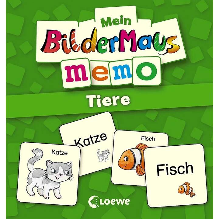 LOEWE Mein Bildermaus-Memo - Tiere (Deutsch)