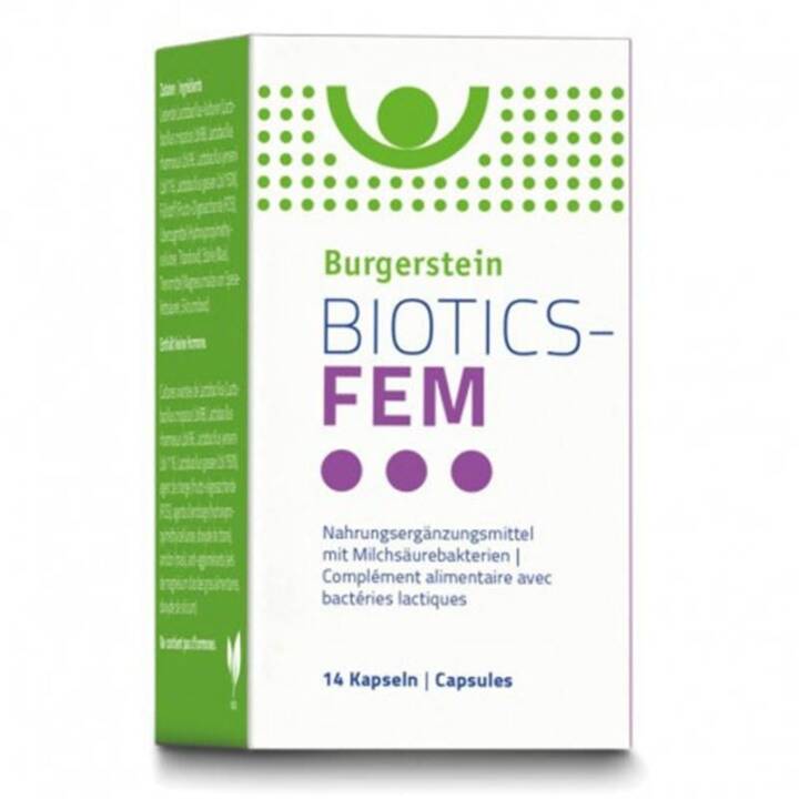 BURGERSTEIN Nahrungsergänzung Biotics-Fem (14 Stück)