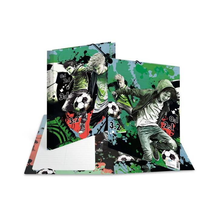 HERMA Dossier à élastique Street Soccer (Multicolore, A4, 1 pièce)
