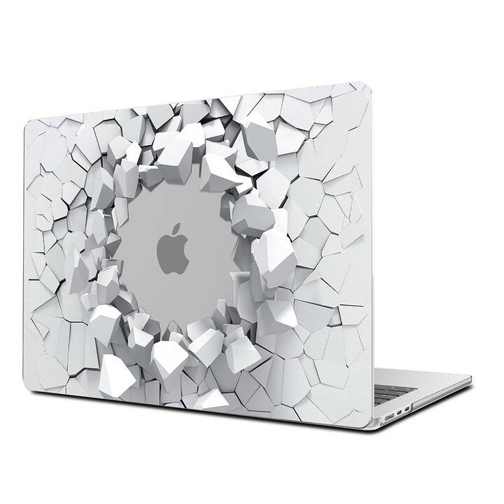 EG Hardcase (MacBook Air 13" M2 2022, Blumen, Weiss)