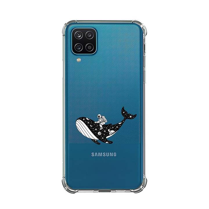 EG Backcover (Galaxy A22 5G, Astronaute, Transparent)