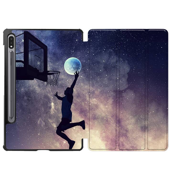 EG cover per Samsung Galaxy Tab S8+ 12.4" (2022) - blu - luna