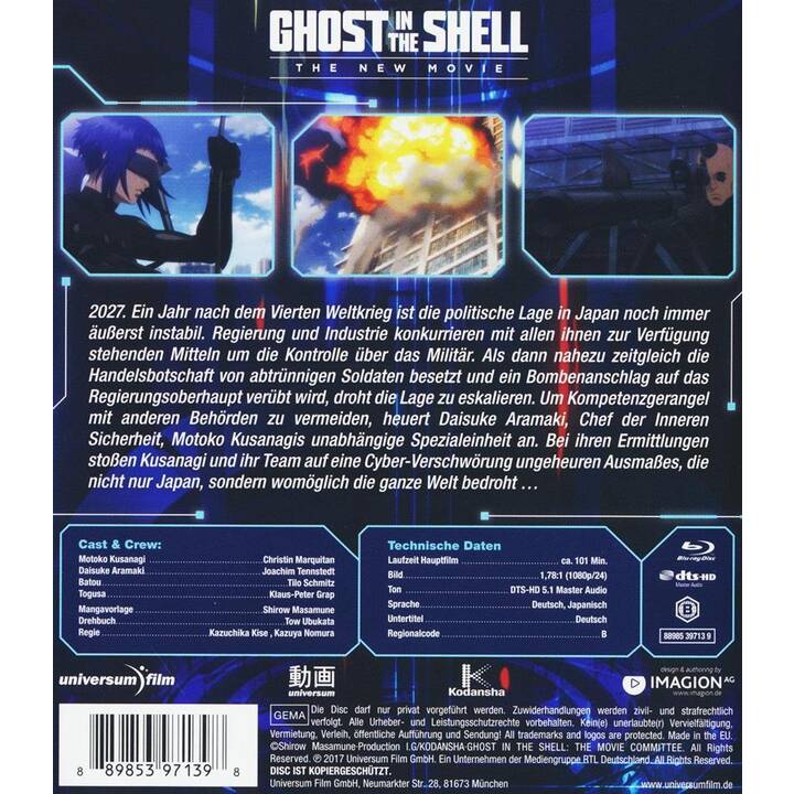 Ghost in the Shell - The New Movie (DE, JA)