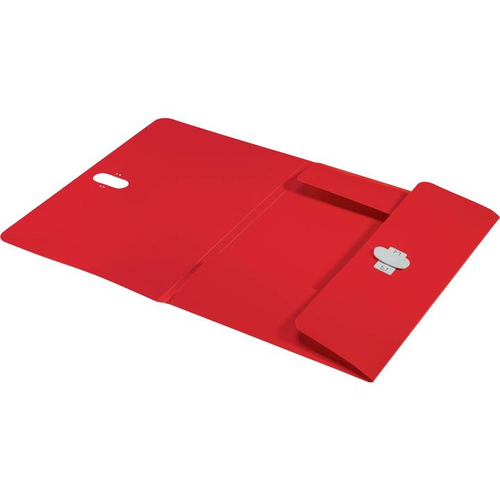 LEITZ Cartellina con elastico (Rosso, A4, 1 pezzo)