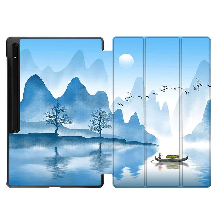 EG cover per Samsung Galaxy Tab S8 Ultra 14.6" (2022) - Blu - Verniciato
