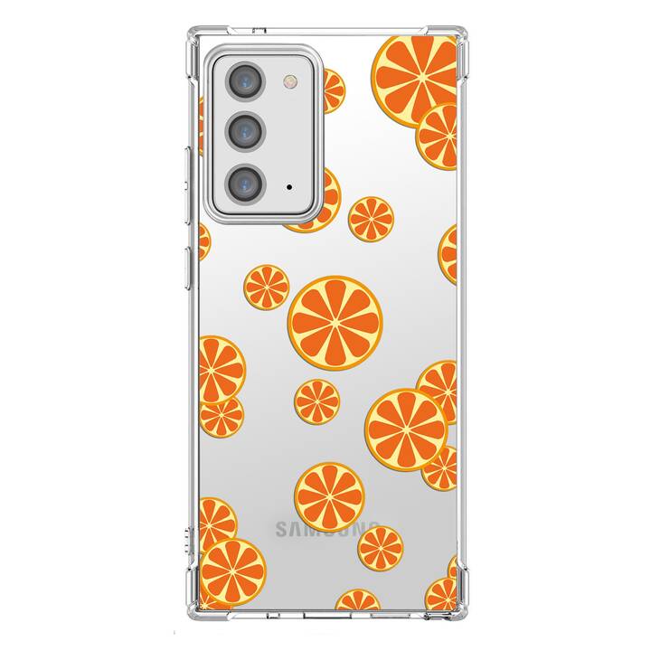 EG Backcover (Galaxy Note 20, Orange, Transparent)