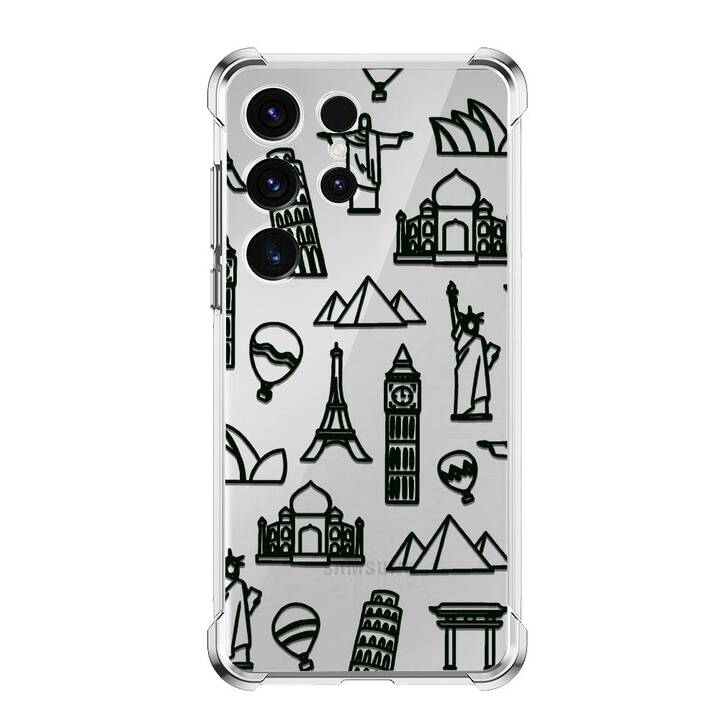 EG Backcover (Galaxy S23 Ultra, Kunst, Transparent)