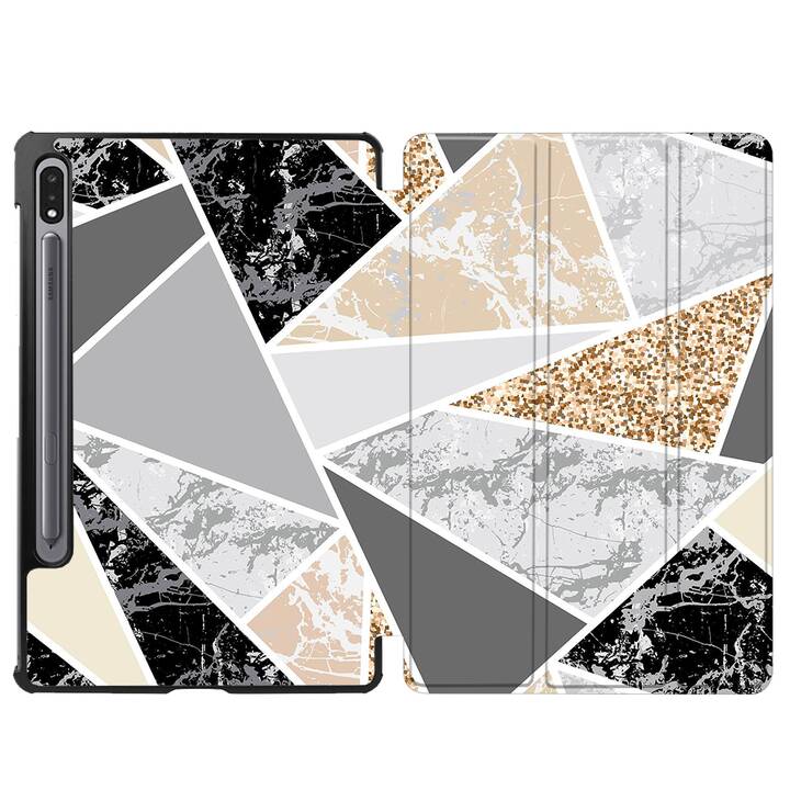 EG cover per Samsung Galaxy Tab S8 11" (2022) - nero - marmo