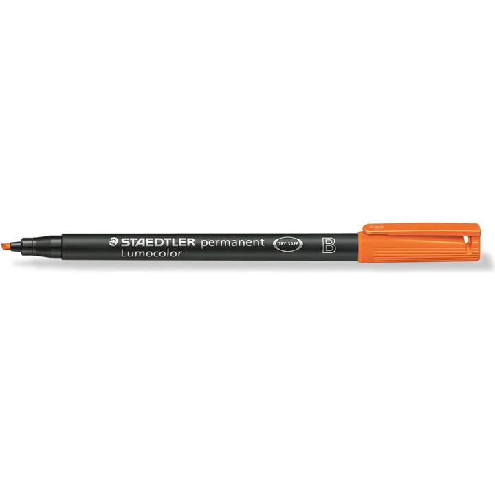 STAEDTLER Marqueur permanent Lumocolor 314 B (Orange, 1 pièce)