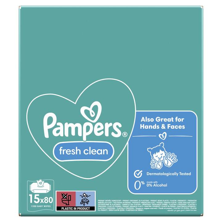 PAMPERS Fresh Clean (1200 pièce)