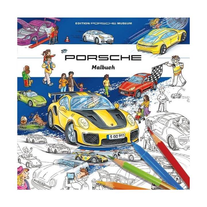 Porsche Malbuch für Kinder