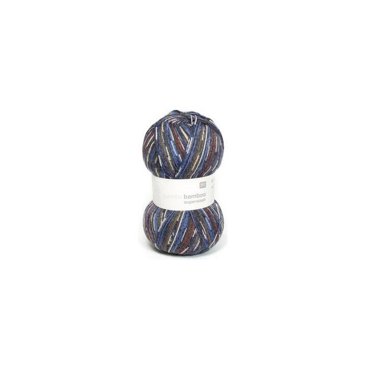 RICO DESIGN Wolle (100 g, Braun, Blau)
