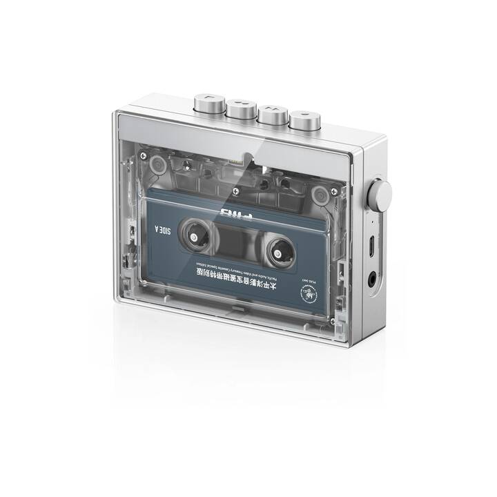FIIO Lecteur cassette CP13 (Argent, Transparent)