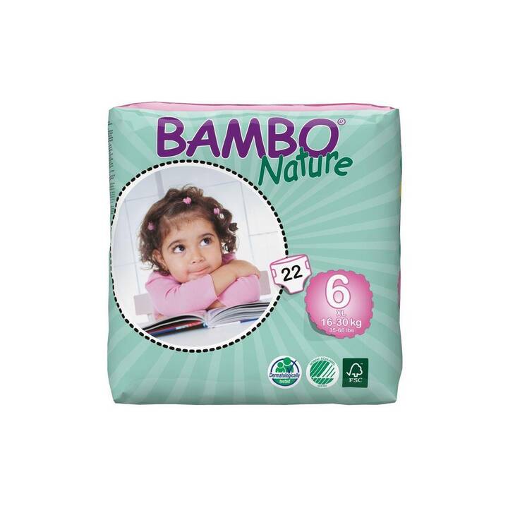 BAMBO NATURE XL 6 (Multipack, 22 Stück)
