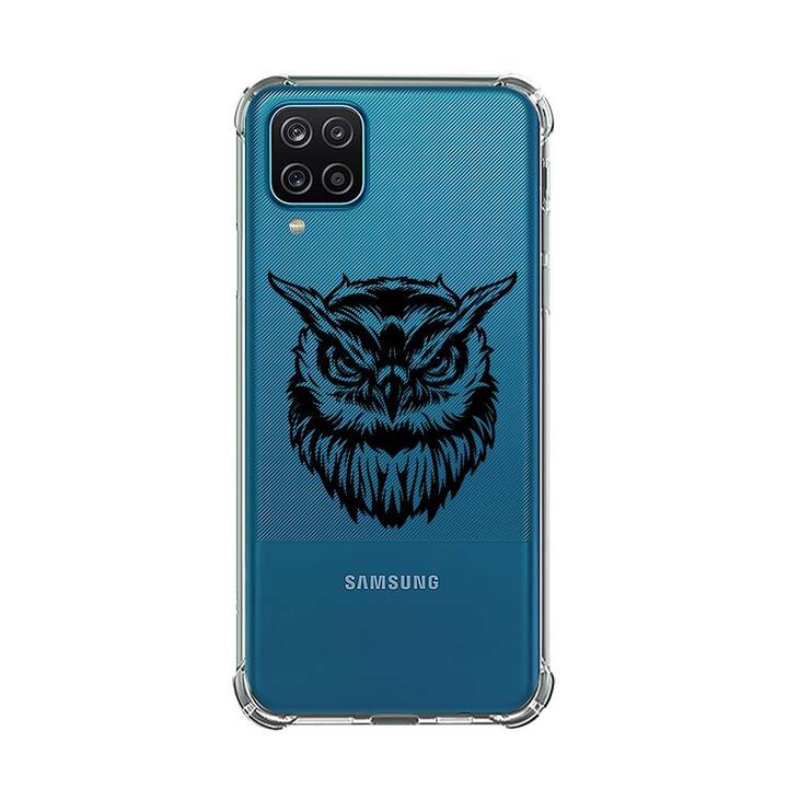 EG Backcover (Galaxy A22 4G, Chouette, Transparent)