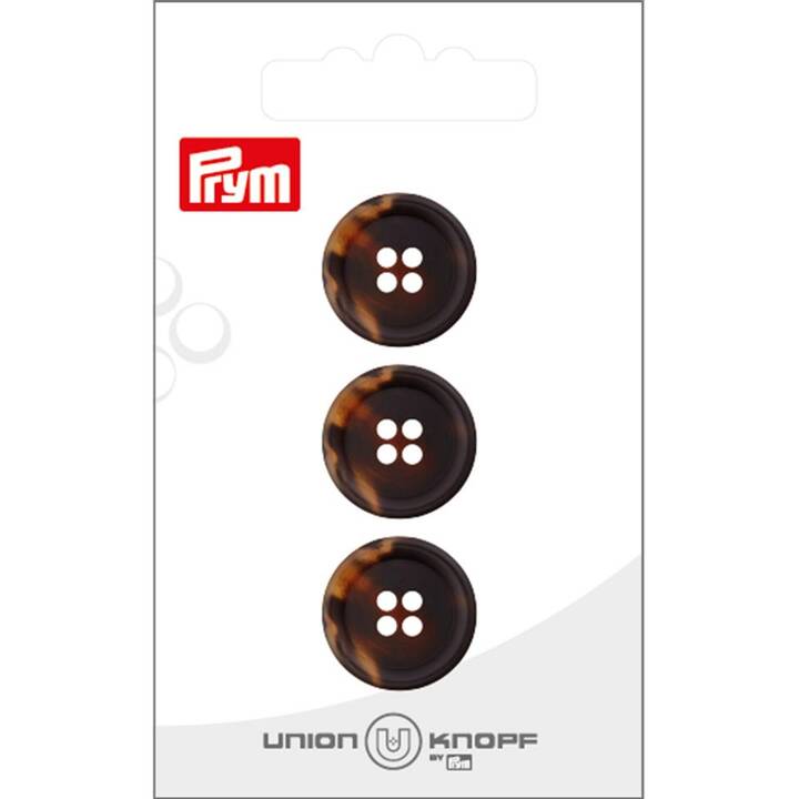 PRYM GROUP Universalknopf (Braun, 3 Stück)