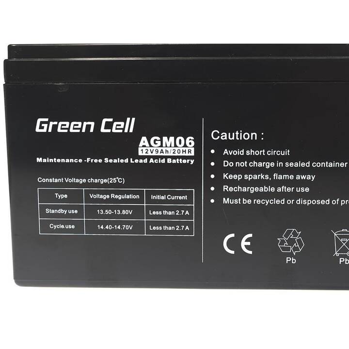 GREEN CELL AGM06 Batterie de rechange ASI