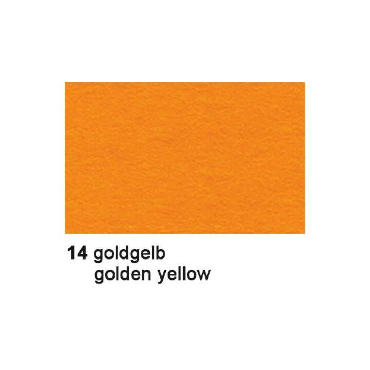URSUS Fotokarton 14 (Gelb, Gold, A4, 100 Stück)