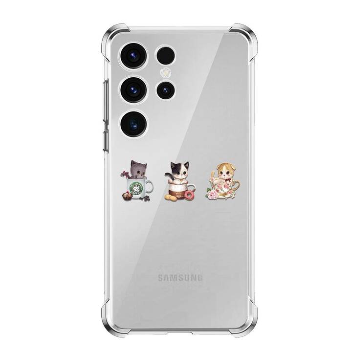 EG Backcover (Galaxy S23 Ultra, Animale, Transparente)