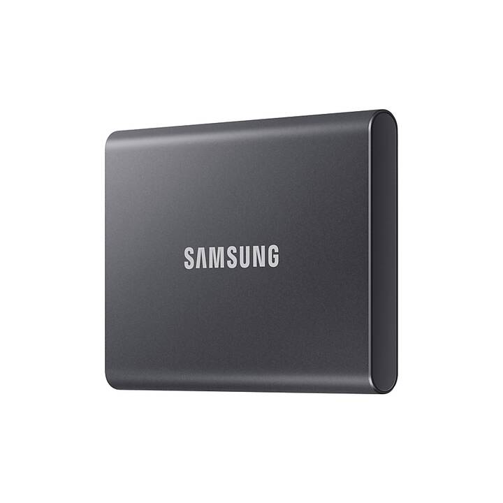 SAMSUNG Portable SSD T7 (USB de type C, 1000 GB, Gris titane, Gris)