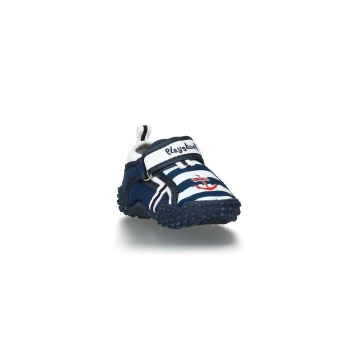 PLAYSHOES Chaussures pour enfant (22-23, Bleu, Blanc)