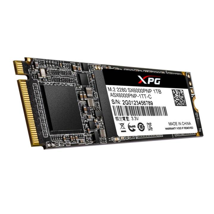 ADATA XPG SX6000 Pro (PCI Express, 1000 GB, Schwarz)