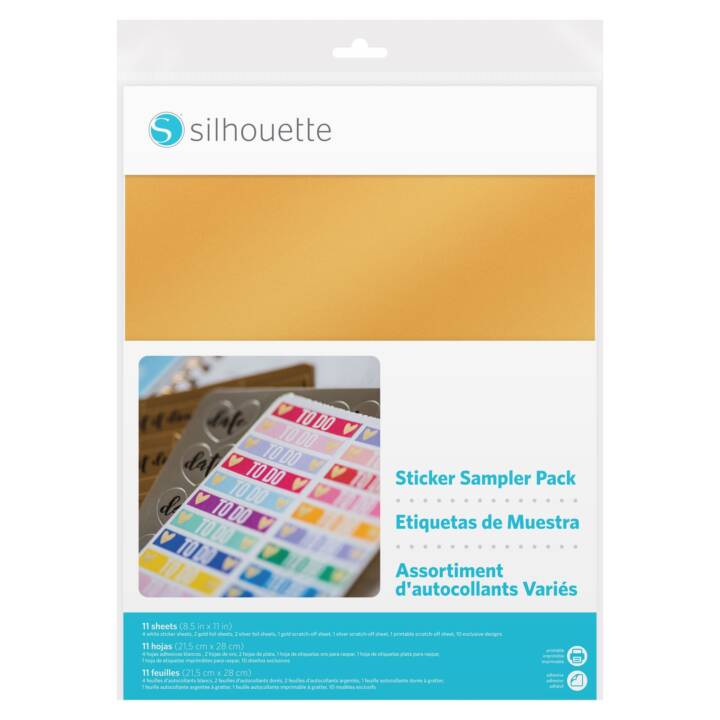 SILHOUETTE Papier spécial (Multicolore, 11 pièce)