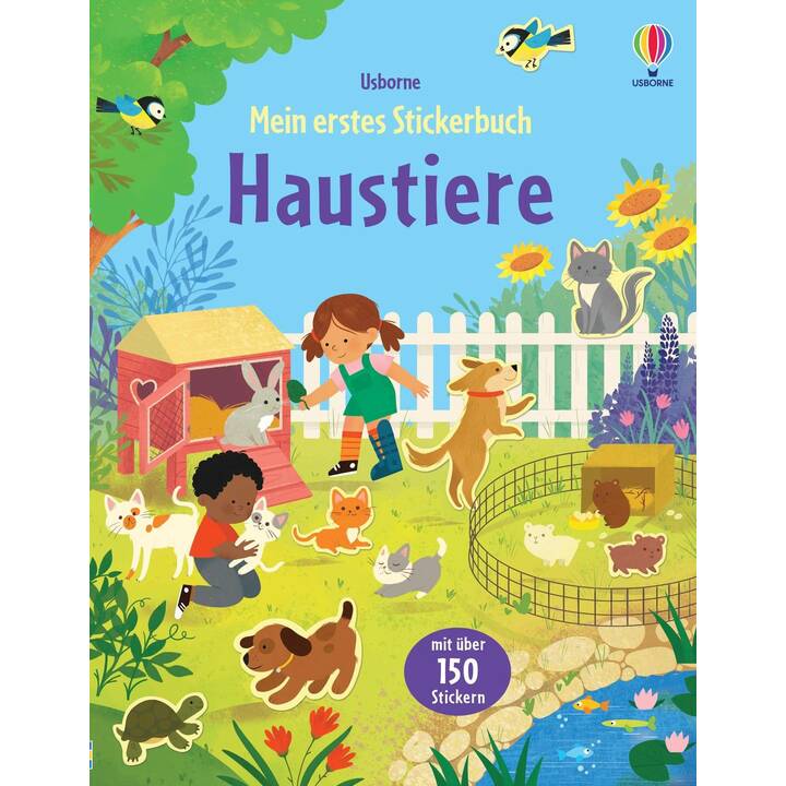 Mein erstes Stickerbuch: Haustiere