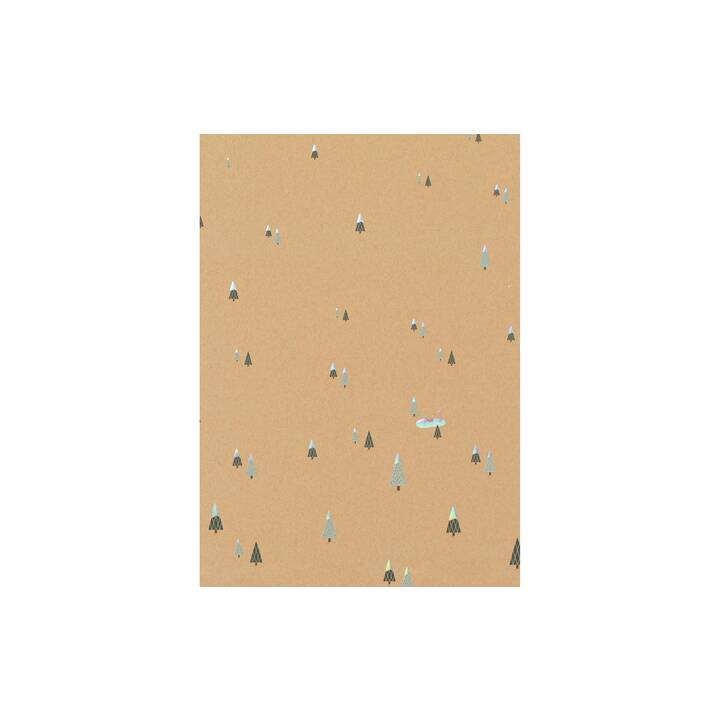 FOLIA Set di carta da costruzione Magic Christmas (Marrone, Verde, A4, 20 foglio)