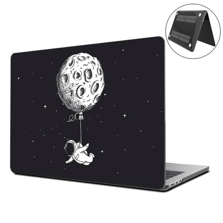 EG Coque rigide (MacBook Air 13" M3 2024, Astronaute, Noir)