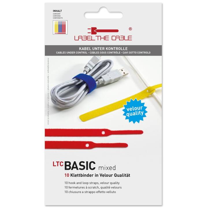 LABEL THE CABLE Kabelbinder Basic (170 mm, 10 Stück)