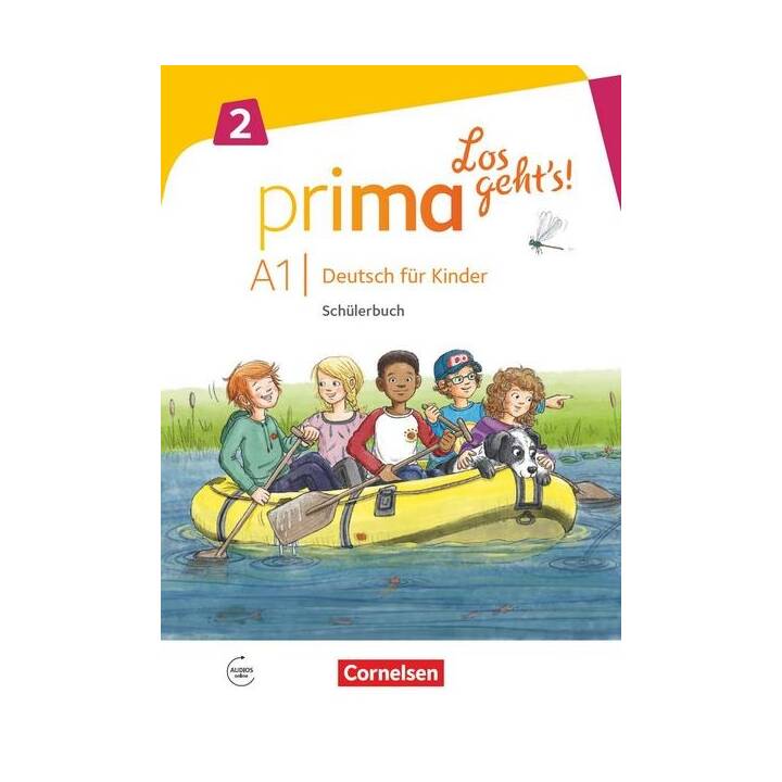 Prima - Los geht's!, Deutsch für Kinder, Band 2, Schulbuch mit Audios online