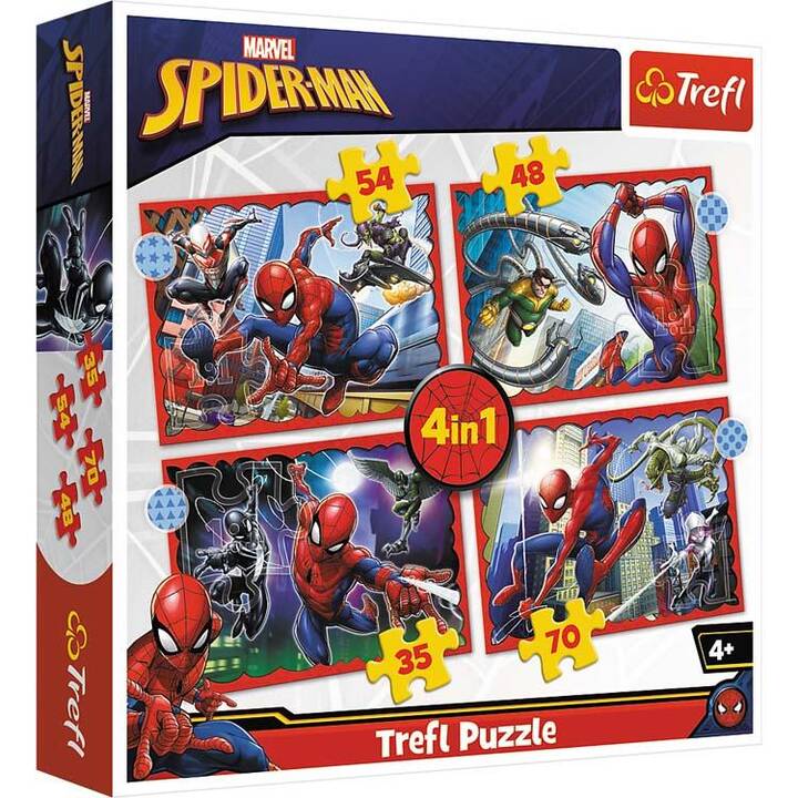 TREFL Film & Comic Puzzle (4 x 48 Stück, 70 Stück, 54 Stück, 35 Stück)