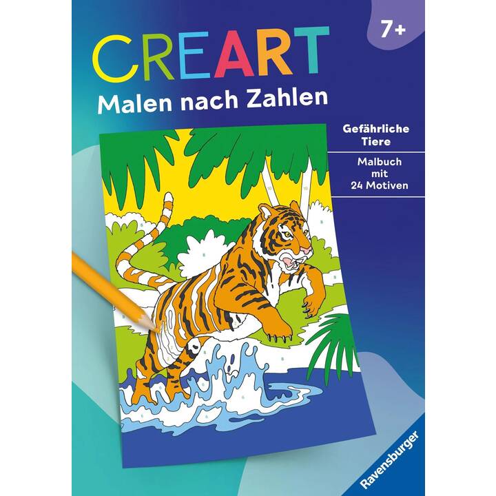 RAVENSBURGER CreArt Dangerous animals