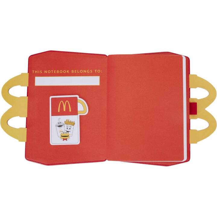 LOUNGEFLY Taccuini McDonalds Happy Meal (13 cm x 20 cm, Rigato)