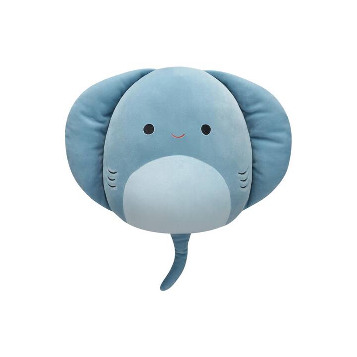 SQUISHMALLOWS Éléphant (30 cm, Bleu clair, Bleu)