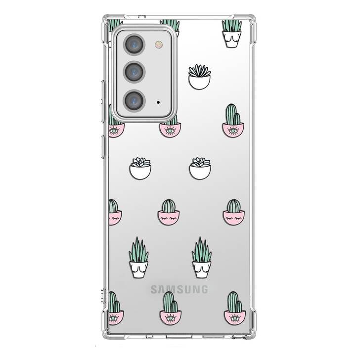 EG Backcover (Galaxy Note 20, Kaktus, Transparent)