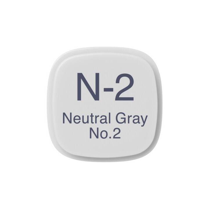 COPIC Marqueur de graphique Classic N-2 Neutral Gray No.2 (Gris, 1 pièce)