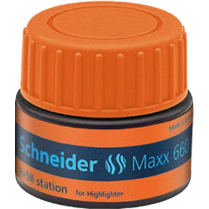 SCHNEIDER Inchiostro (Arancione, 30 ml)