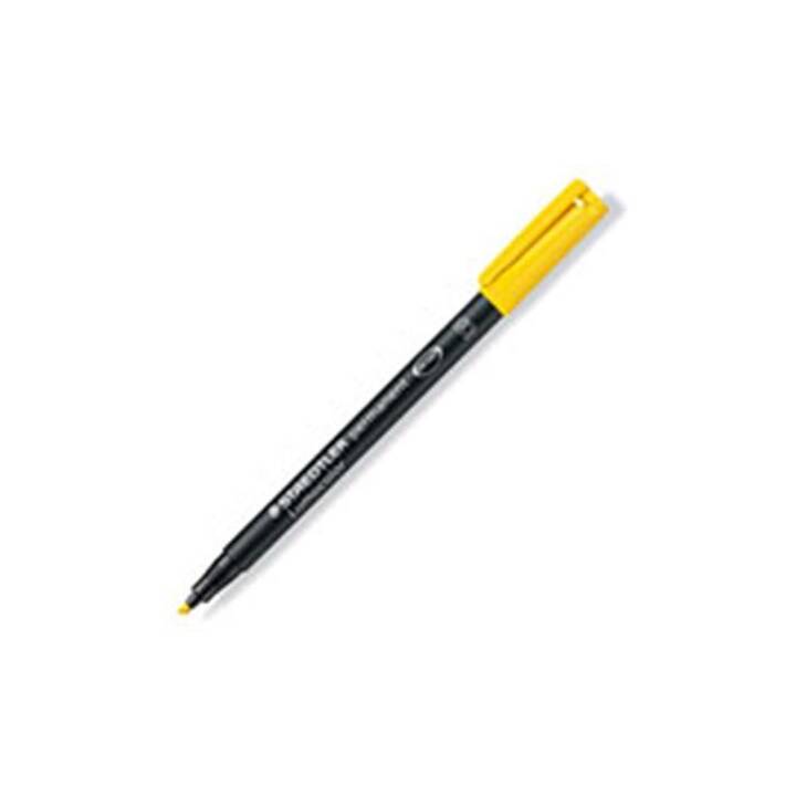 STAEDTLER Pennarello per lucidi Lumocolor 314 B (Giallo, 1 pezzo)