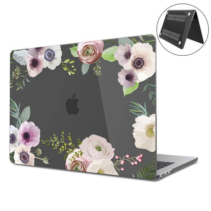 EG Hardcase (Macbook Air 15" M3 2024, Fiore, Transparente)