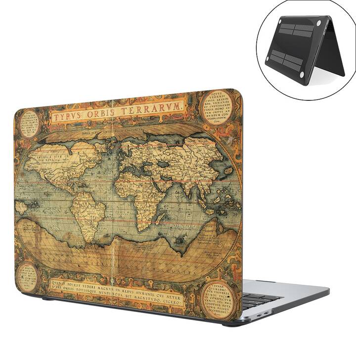 EG coque pour MacBook Pro 13" (2019) - marron - carte